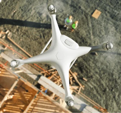 Inspección de <br>construcciones <br>con drones